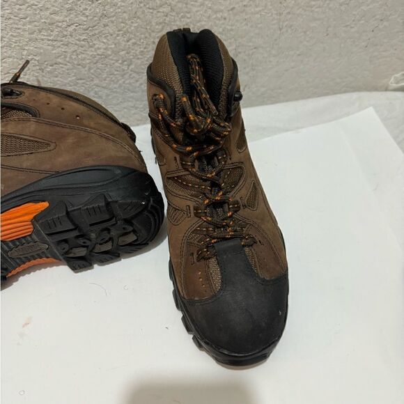 Wolverine Hudson  Steel Toe Work Boots Hiking Brown Mid Cut Size 9.5/42.5 - Picture 10 of 13